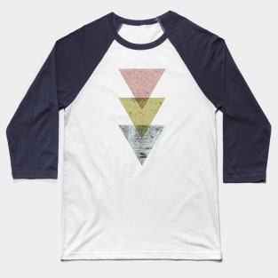 Mid Century Triangles Baseball T-Shirt